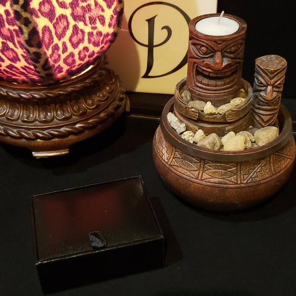 French Knot Cufflinks & Studs Bundle Stainless Steel with Organizer Case NWT - Picture 3 of 6